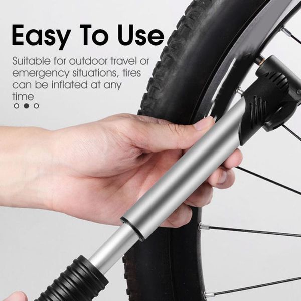 

bike pumps 1pc mini pump aluminum alloy bicycles hand air tire inflator mtb