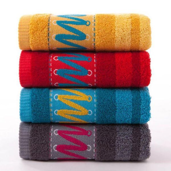 

towel 4 color optional large face washing cotton soft for man women 70*34cm outdoor travel bathroom bath