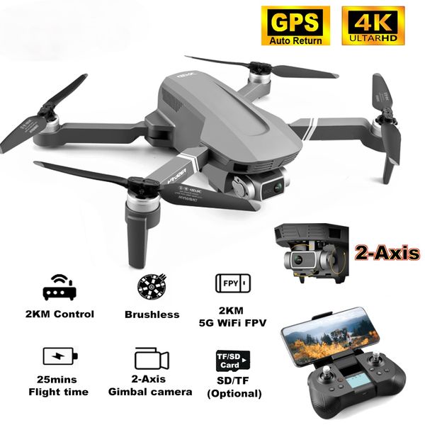 

fema gps quadcopter gimbal camera drone 4k hd 5g wifi fpv professional brushless rc long distance dron 2km vs sg906 pro