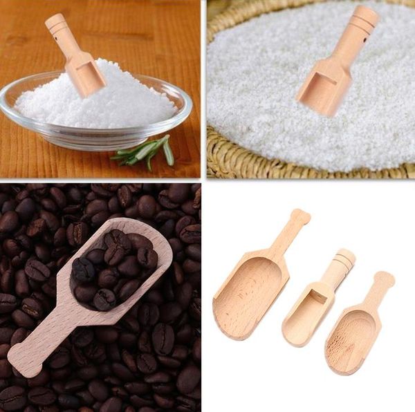 

mini wooden scoops bath salt spoon candy flour kitchen utensils spoons