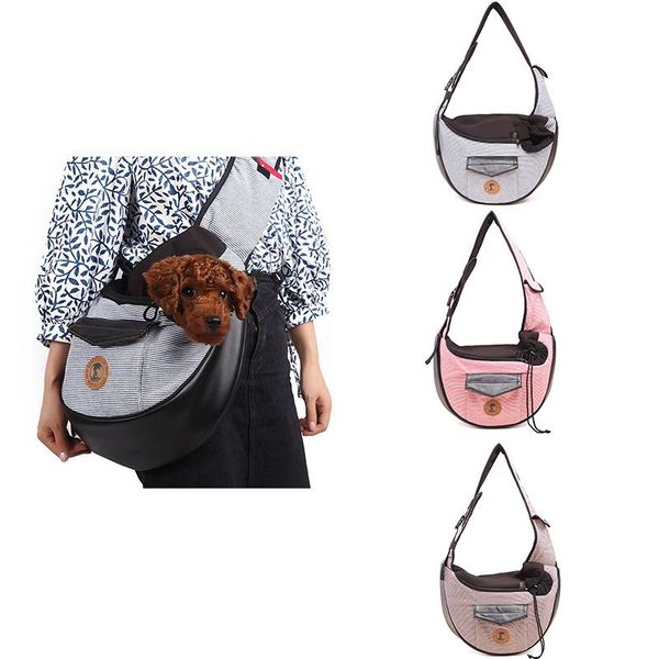 

dog car seat covers windproof pet carrier outdoor travel handbag pouch portable oxford single shoulder bag sling comfort tote
