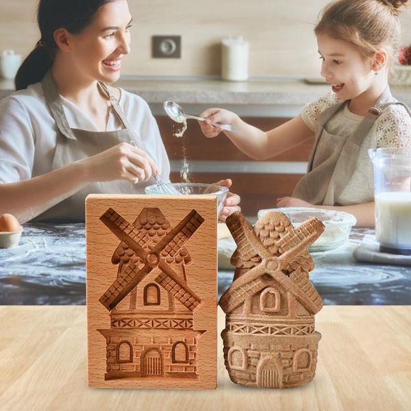 

baking moulds cookie mold provence rose stamp embossing craft wooden pine cone shaped gingerbread chocolate fondant cake tool
