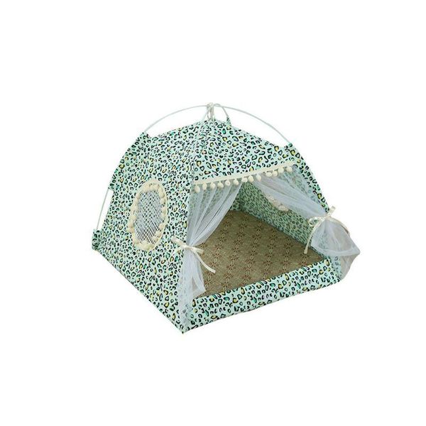 

creative cat nest spring summer small dogs tent kennel removable washable pet nests beds & furniture