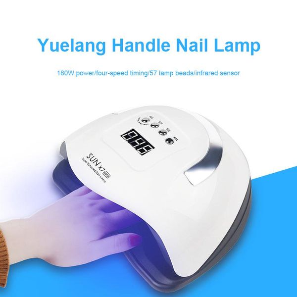 

lamp nail dryer 57 leds uv ice for drying gel polish 10s/30s/60s timer auto sensor manicure tools dryers