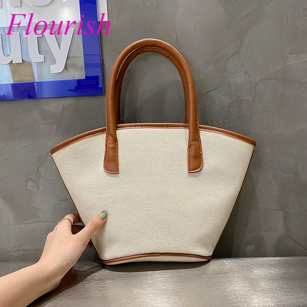 

evening bags handbags leather stitching canvas bucket tote crossbody for women cute side bag purses designer sac a main