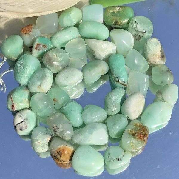 

other 8-10mm natural irregular chrysoprase australia jades stone loose spacer beads for jewelry making diy finding bracelet necklace