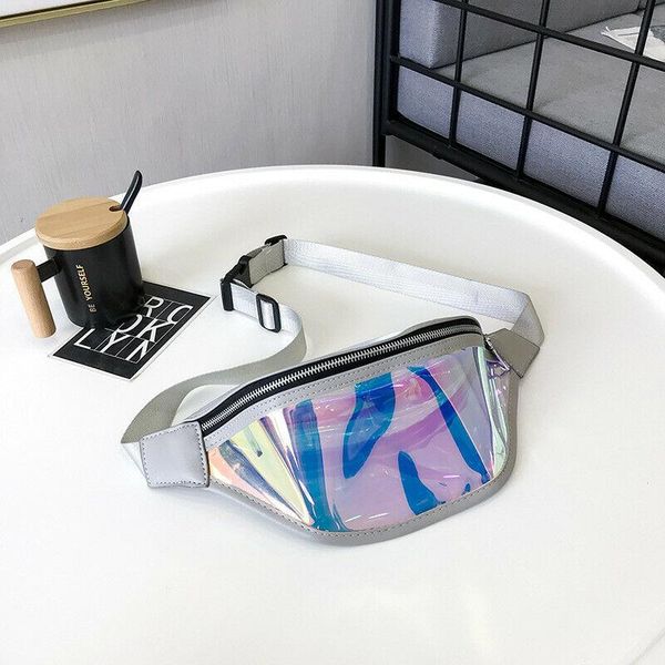 

fashion women laser hologram waist bag leisure heuptas chest belt bags