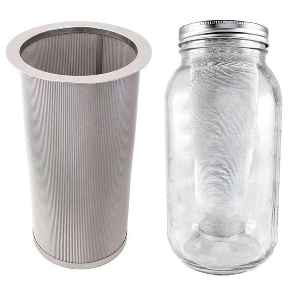 

coffee filters 2x filtesr for wide mouth mason jar stainless steel ultra fine mesh tea with fruit infuser ice maker
