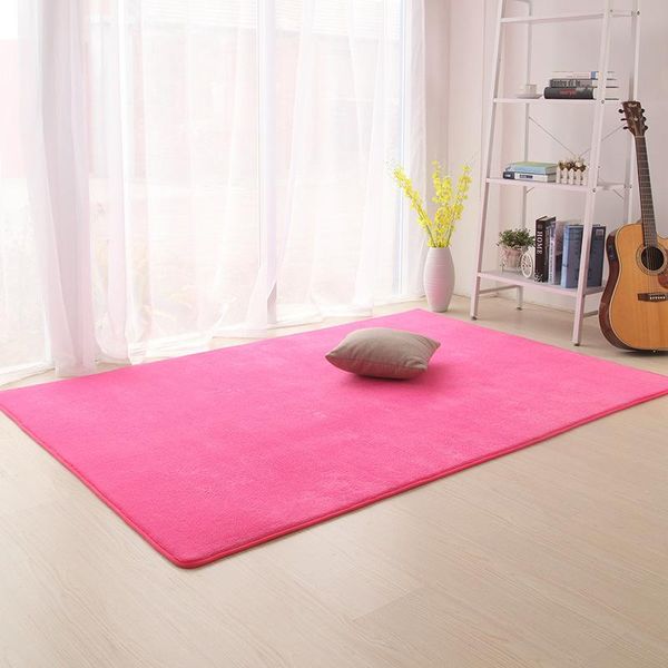 

carpets zeegle solid color pattern carpet for living room kids bedroom skin-friendly parlor area rug home decoration anti-slip mat