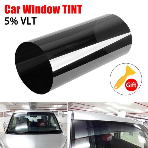 

20x150cm car window film heat insulation windscreen tinted clear solar anti-uv sun shade stickers black sunshade