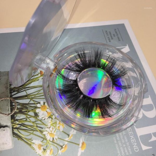 

mink natural lashes 6pairs/lot style 23mm clear cases drop accept eyelash1