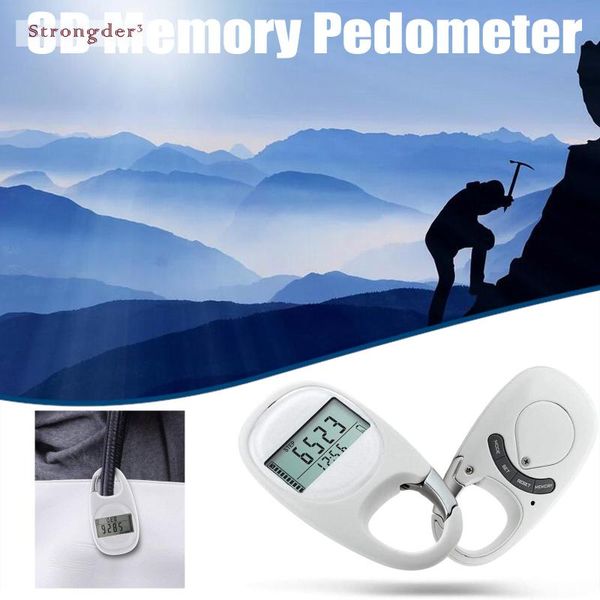 

pedometer walking 3d memory daily target monitor multifuctional step counter digital health #4 cords, slings and webbing