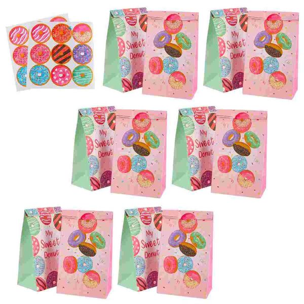

gift wrap 1 set donut theme party candy bag biscuits for birthday