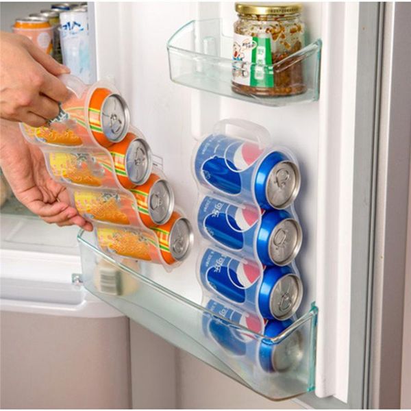 

storage bottles & jars hand - pulled type 4 refrigerator beverage box kitchen save space organized shelf