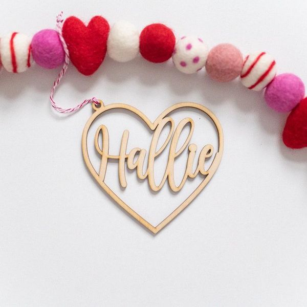 

other event & party supplies custom heart tag,valentine basket tags,valentine's tags, name tags,valentines gift,wedding valentines day