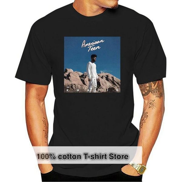 

men's t-shirts khalid - american teen t-shirt hoodie, White;black