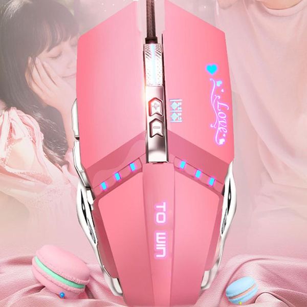 

mice ergonomic wired gaming mouse 7 button led 3200dpi usb rgb computer with backlight for pc lapgdeals