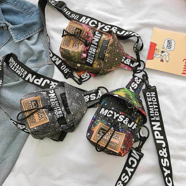 

cosmetic bags & cases 2021 women waist casual fashion one-shoulder diagonal chest bag outdoor sports female small handbag