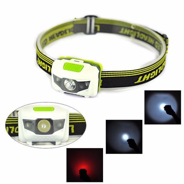 

super bright 300lm r3+2led mini headlight headlamp torch lamp lights outdoor camping fishing hunting bike