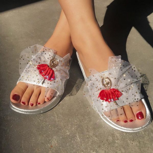 

slippers large size 41 2021 women open toe flat withe casual ladies slides summer shoes woman outdoor beach female flip flops, Black