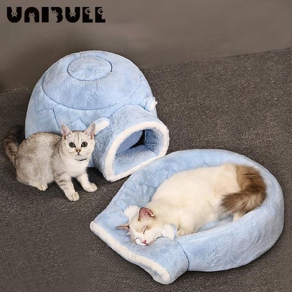 

cat beds & furniture pet bed winter warm house for puppy baske round cushion accessories the cute igloo kitten nest