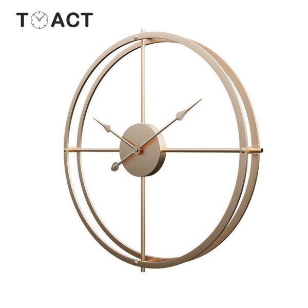 

wall clocks 40cm clock modern design for home office decorative hanging living room classic brief metal watch creative