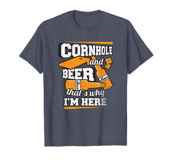 

Cornhole And Beer That' Why I'm Here Funny Cornhole T-Shirt, Mainly pictures
