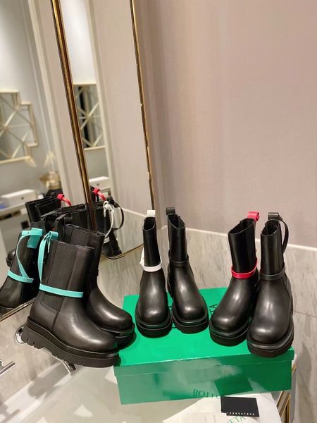 

women boots autumn and winter soft cowhide leather full sense of exquisite technology support detachable belt size for 35-40 high quality, Black