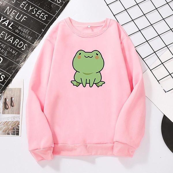 

women autumn hoodies with o-neck cute animal print long sleeve sweatershirt femme casual basic pullover women's & sweatshirts, Black