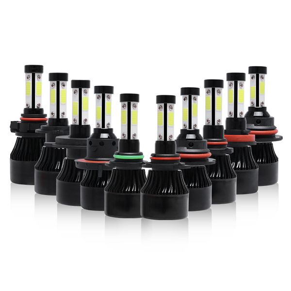 

x7 led car headlight 4 sides h4 h7 h11 9004 9007 h13 9005 9006 9012 5202 auto bulbs headlamp