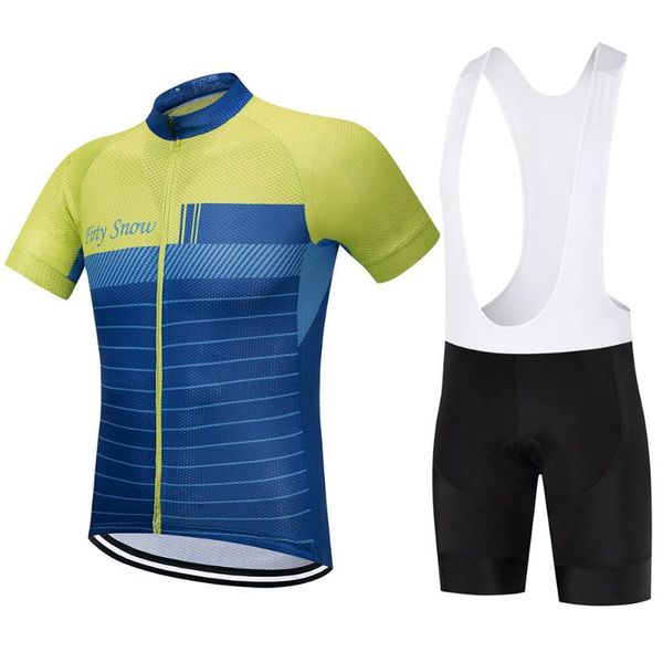 

racing sets cycling jersey outfit 2021 dress men road bike clothing bicycle mtb clothes triathlon uniform suit bib pants kits maillot, Black;blue