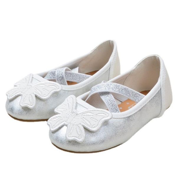 

flat shoes fashion baby girls toddler kids princess for bow soft pu leather children dance infant shoe size 19-24, Black;grey