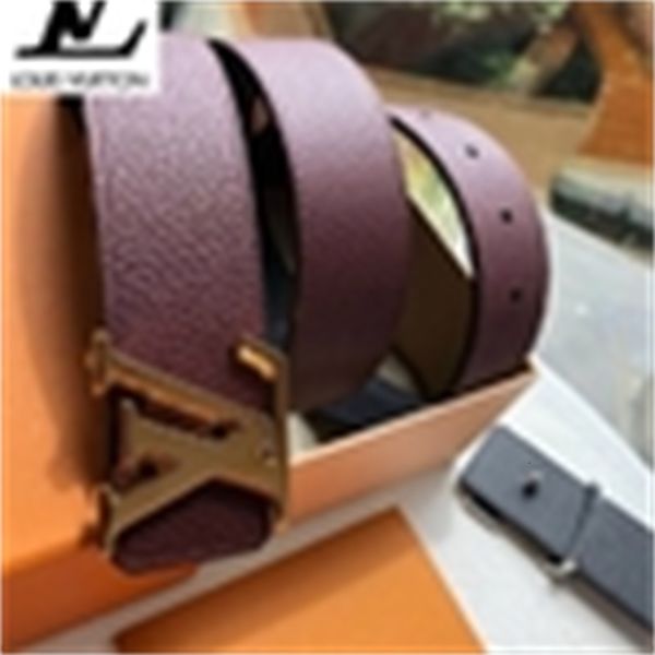 

brand designer luxury belt letter hang buckle wine red double-sided authentic official mens belts for men women belt with box, Silver