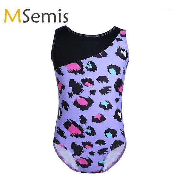 

stage wear kids girls swimsuit for gymnastics leotard ballet bodysuit sleeveless one-piece dance workout jumpsuit, Black;red