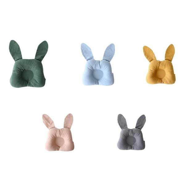 

pillow baby pillowcartoon bear head shaping prevent flat nursing sleep support concave positioning cushion