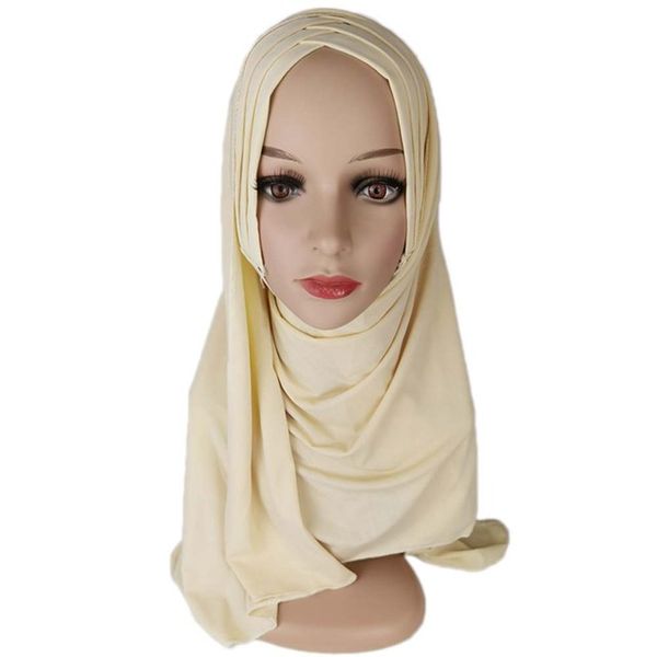 One Piece Amira Мусульманские женщины тянут на готовность Instand Hijab Headscarf Cover Cap Cap Cap Shaull Hat шарфы головы Wrap Turban Islamic Niqab