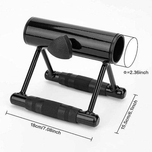 

accessories handle attachment - landmine double d row -barbell grip with non -slip handles fits 2-inch