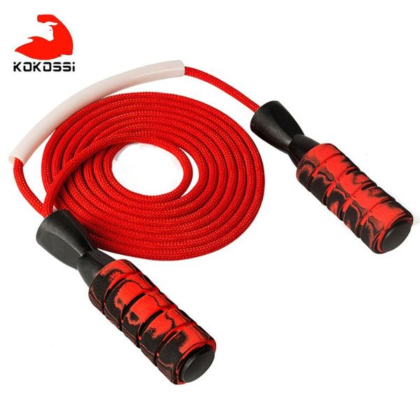 

jump ropes kokossi skipping rope professional jumping exercise fitness equipment portable nylon material sports training supplies unisex