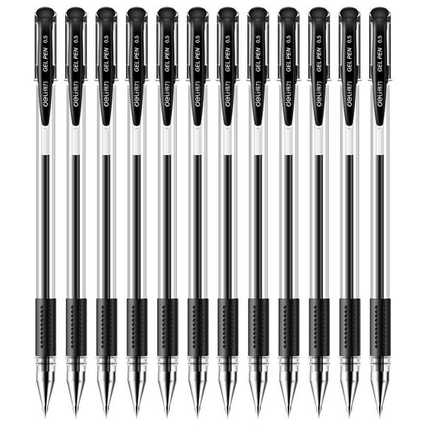

ballpoint pens 6600es gel pen 0.5mm black signature carbon stationery office water test work, Blue;orange