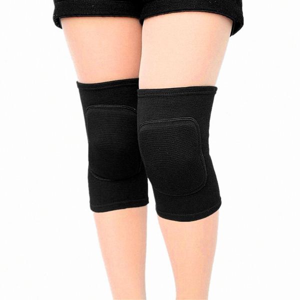 

elbow & knee pads workout training sports kneepad dancing protector volleyball yoga brace support winter, Black;gray
