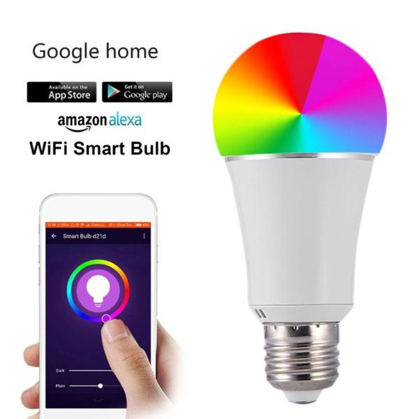 

bulbs 7w wireless wifi smart led bulb support alexa google home