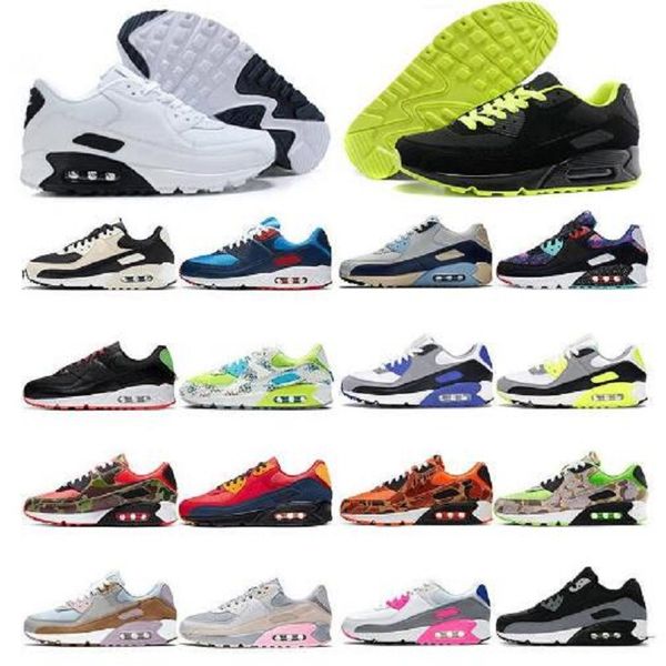 

man men 90 running shoes infrared university red international bred mixtape grape women fashion sports sneaker srainer size 36-45 shoe