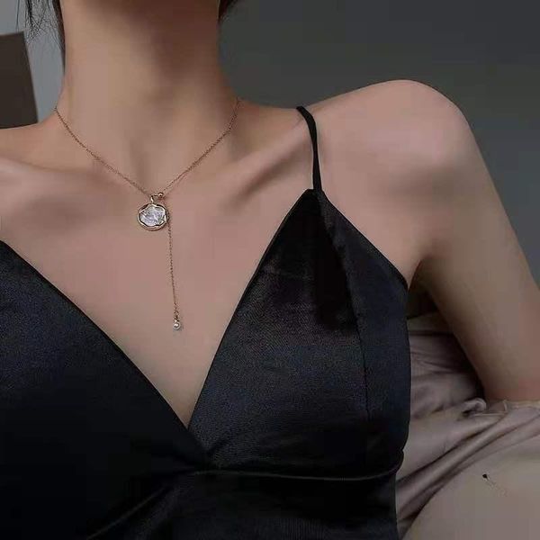 

chokers the retro necklace niche design pendant elegant adjustable choker romantic gift for girlfriend lover jewelry cnk027, Golden;silver