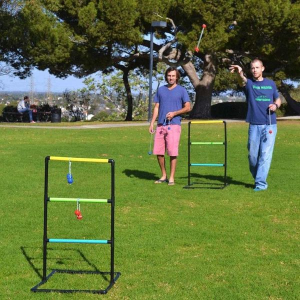 

golf training aids 8 pcs ladder toss ball replacement outdoor ladderball and game set for indoor/outdoor