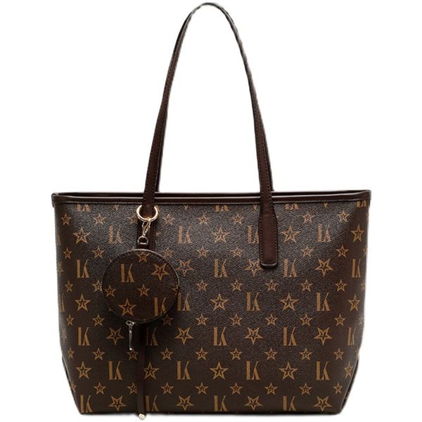 

counter genuine brand-name bag female new high-capacity leather tote bag single shoulder portable mother