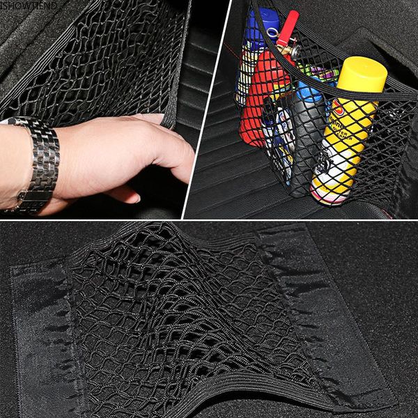 

car organizer auto umbrella storage hanging bag luggage net on-board fire extinguisher fixed support trunk stowing tidying
