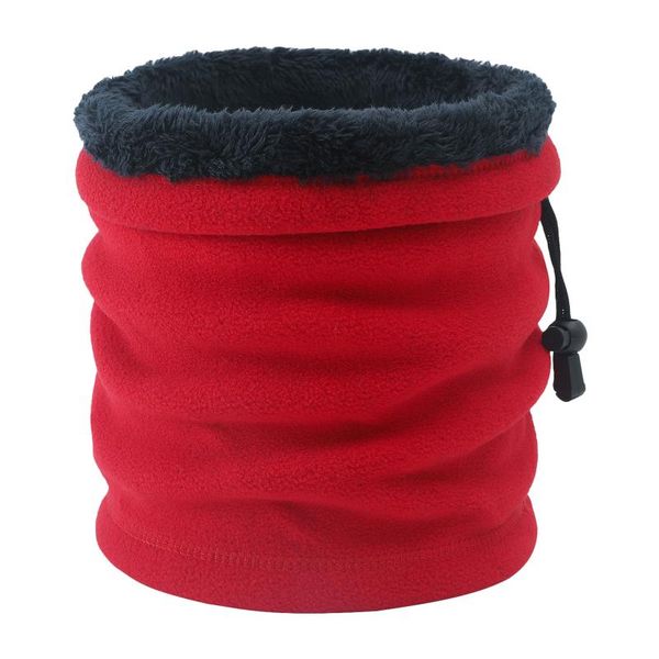 

lixada fleece neck warmer winter gaiter scarf plush cap tube ear sport face mask camping hiking cycling caps & masks, Black
