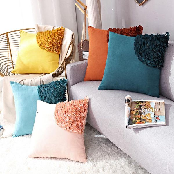 

cushion/decorative pillow manual embrace case nordic sofa cushion chamois cashmere living room bedroom office vehicle cover