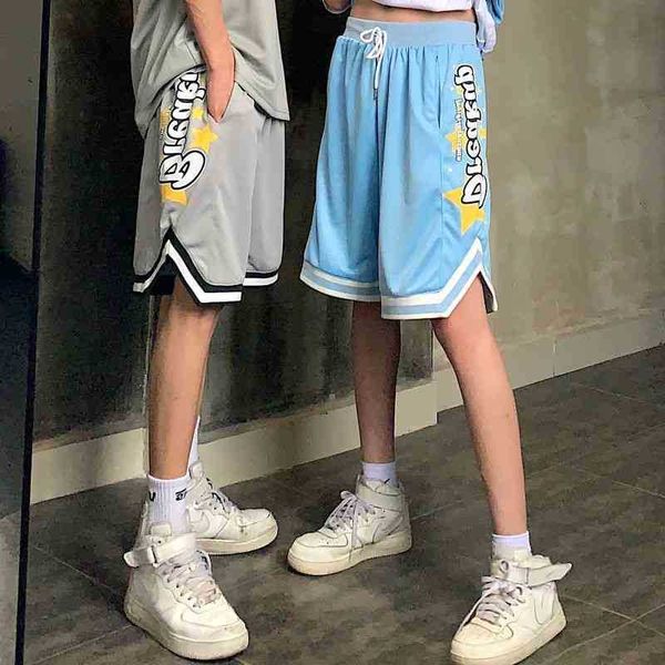 

summer new shorts drawstring men's 2021 fashion brand hip hop basketball casual versatile pants, Black