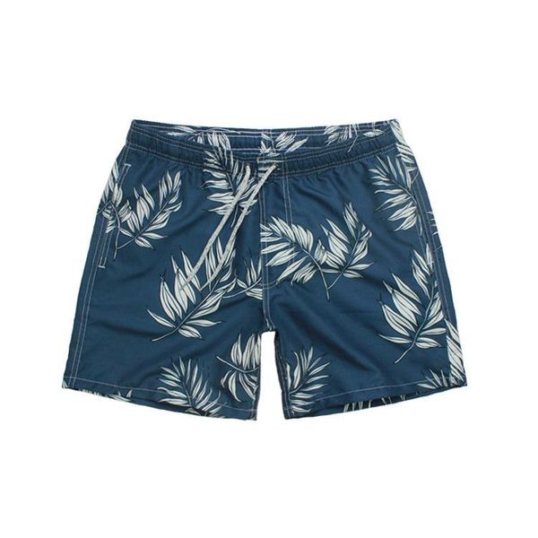 

men's swimwear quick dry swimming shorts men beach short summer printing waterproof boardshort with lining pockets drawstring